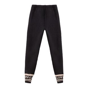 女童打底裤冬款加绒加厚保暖裤女宝宝洋气纯棉儿童一体绒外穿裤子