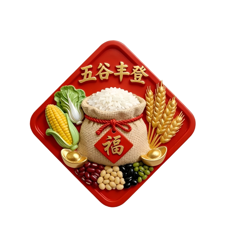 五谷丰登乔迁新居福贴
