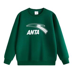 安踏儿童卫衣套装男童2026春季新款中大童运动童装宽松长袖两件套