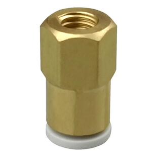 气动快速接头迷你型PCF4-M3 4-M5 4-M6 6-M5 6-M6 内螺纹直通快插