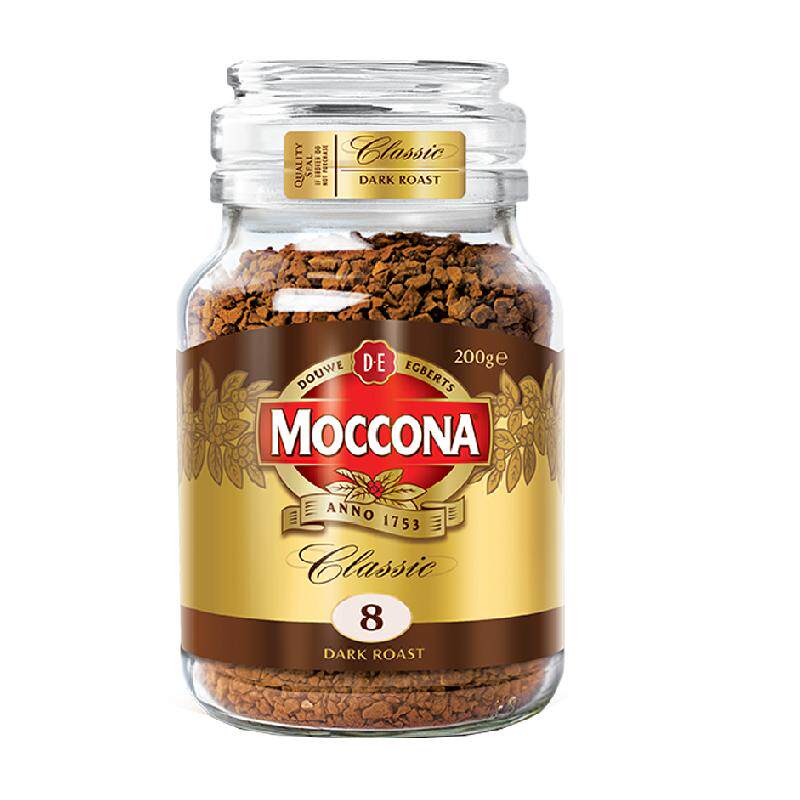 【进口】摩可纳Moccona冷萃冻干黑咖啡深度烘焙美式速溶