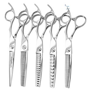 6寸高端理发剪刀平剪无痕牙剪鱼骨打薄剪理发店理发师专用剪子