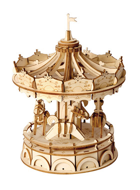 礼物摆件若来木旋转木马摩天轮