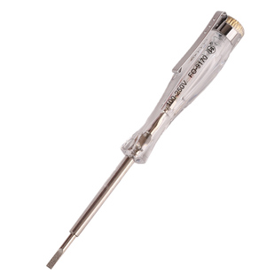 福冈工具电工测电笔9170高通透一字试电笔螺丝刀批头家用电笔检测