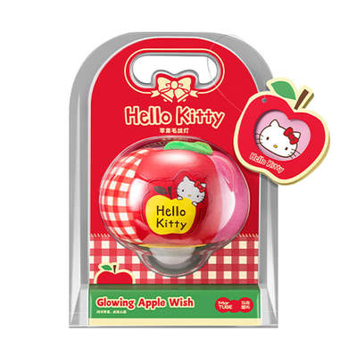 马克图布HelloKitty苹果毛绒灯新年礼物女生生日装饰挂件可爱夜灯