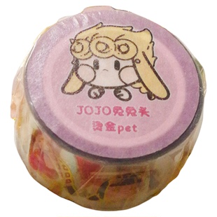 狍 兔兔头jojo的奇妙冒险同人周边烫金胶带乔西承花仗露茸米茶布
