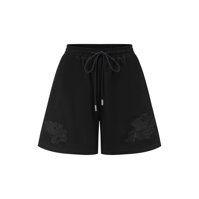 ODTD×MAKEIF镂空蕾丝宽松短裤