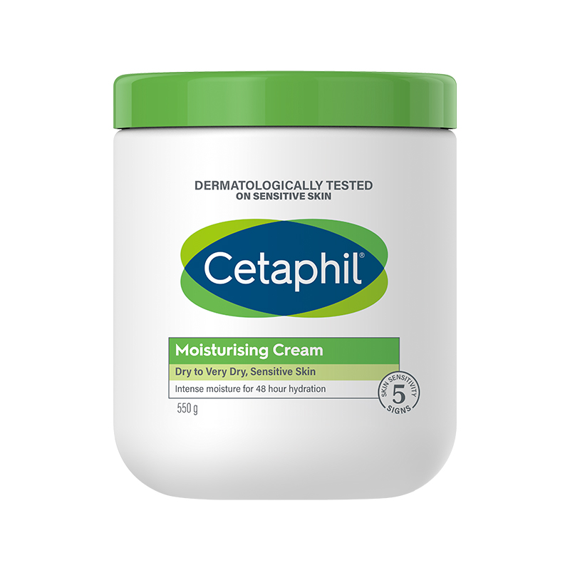 【自营】Cetaphil/丝塔芙大白罐舒润保湿霜550g温和长效保湿滋润