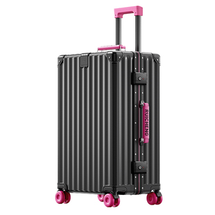 2025新款行李箱女高颜值24寸20拉杆旅行箱万向轮铝框登机密码箱男