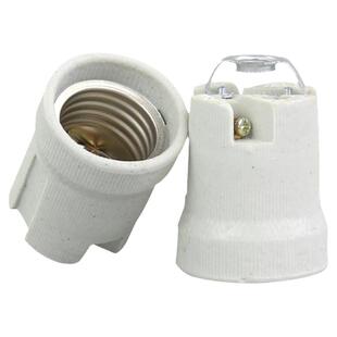 家用E40E27E14大小螺口全陶瓷纯铜耐高温养殖饲养场LED光源灯头座