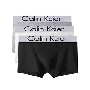 Calin Kaier男士内裤男生纯棉四角裤平角莫代尔冰丝透气iхck礼盒