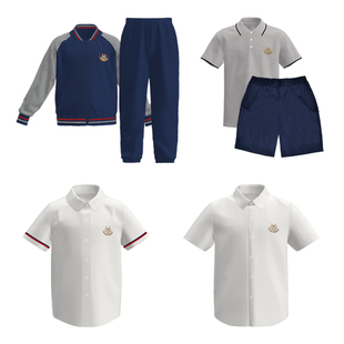 东华小学校服新款冬运动加绒外套长裤长短袖衬衫短袖T恤毛衣西裤