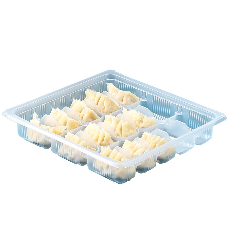 饺子盒一次性冷冻装生水饺打包盒专用商用外卖分20格速冻收纳盒子