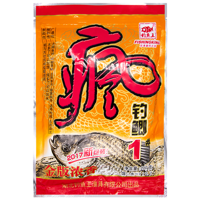 疯钓鲫1号金版本味香300g饵料