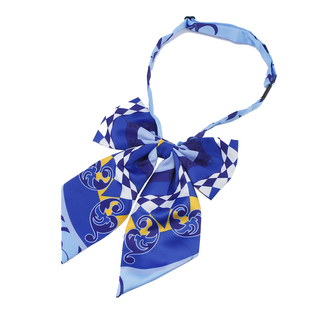 建行领花蓝色包邮建行领结丝巾建行头花领结女士建行刀巾丝巾