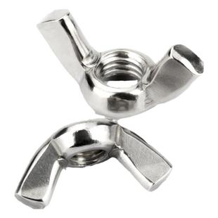 304不锈钢螺丝帽蝶型螺母316锁紧螺帽蝶形镙母m3m4m5m6m8m10m12