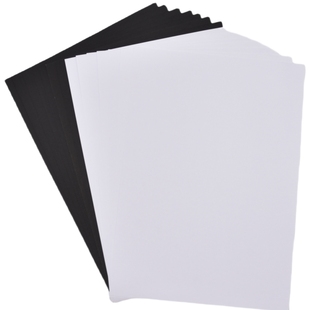 卡纸白卡纸手工硬卡纸a4黑色卡纸a3美术专用荷兰白色卡纸八开8k四开4k黑白卡纸16k卡纸幼儿园手工