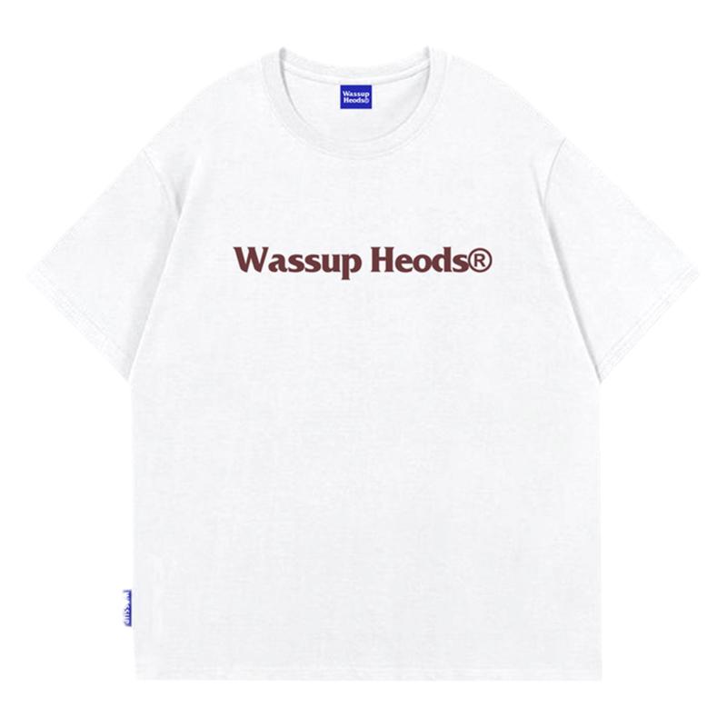 WASSUPHEODS美式复古短袖男生