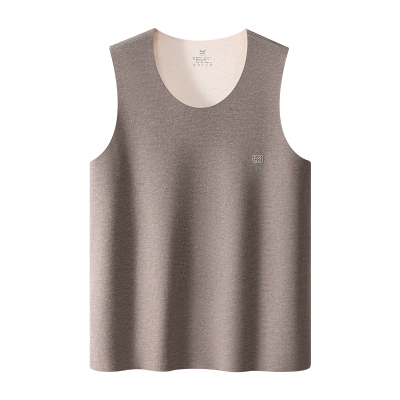 猫人保暖背心男士加绒加厚打底衫