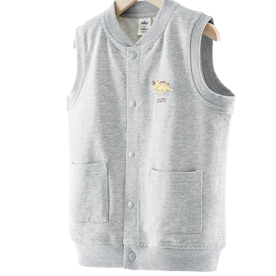 儿童马甲春秋纯棉男童背心新款
