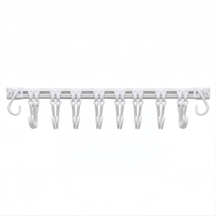 厨房收纳滑动轨道挂钩柜门收纳挂钩神器免打孔橱柜门后收纳置物架