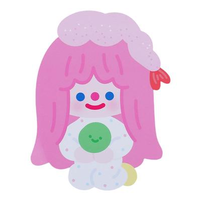 韩国正品卡通RiCO异形明信片贺卡