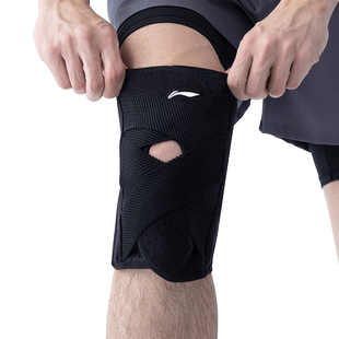 李宁护膝运动女专用业盖关节跑步登山半月板髌骨带男士羽毛球保套