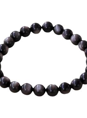 男女银曜石原创设计天然手链手串