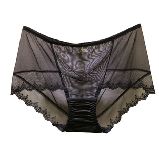2025春夏新款初映C3072抗敏网纱性感蕾丝边无痕包臀中腰女士内裤