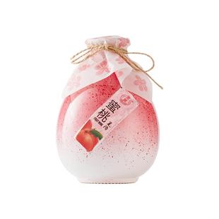 浙一家桃花酿水果酒女士低度甜酒米酒微醺少女心果味酒女生晚安酒