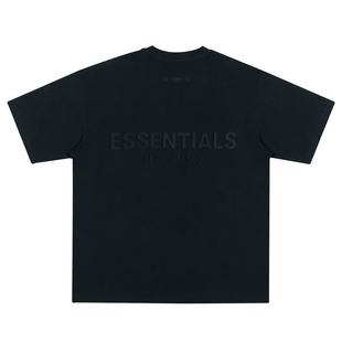 正确版本FEAR OF GOD情侣宽松打底衫FOG潮短袖T恤ESSENTIALS男女