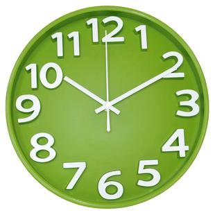 时尚创意静音挂钟现代简约时钟个性数字钟表客厅石英钟卡通儿童房