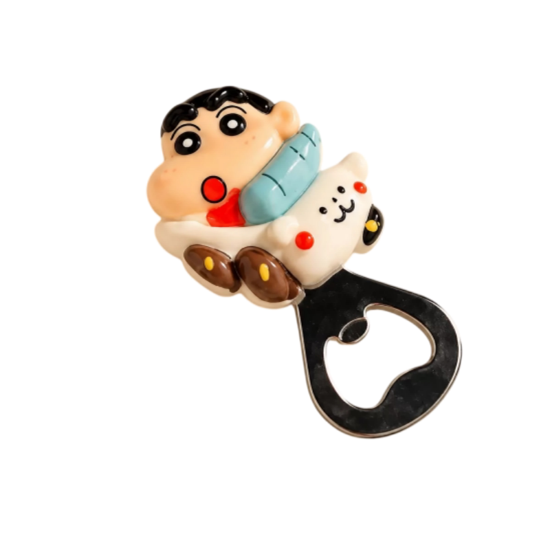 可爱蜡笔小新磁吸冰箱开瓶器