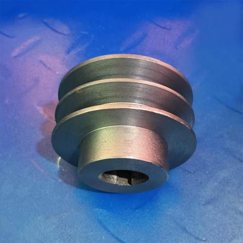 A2型皮带盘双2槽A型带法兰凸台有头减速机电机飞轮规格齐全皮带轮