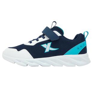 特步童鞋儿童跑步鞋春秋新款男童缓震魔术贴运动鞋中大童软底鞋子