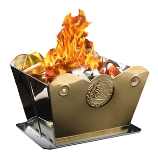 烧纸桶家用室内化元宝烧纸钱化宝炉焚烧桶烧宝盆折叠不锈钢烧金桶