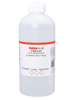 氪道 柠檬酸溶液B CD436974 c(C6H8O7·H2O)=50g/L 500mL
