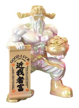 珠光釉质肌肉财神礼盒装商务礼品