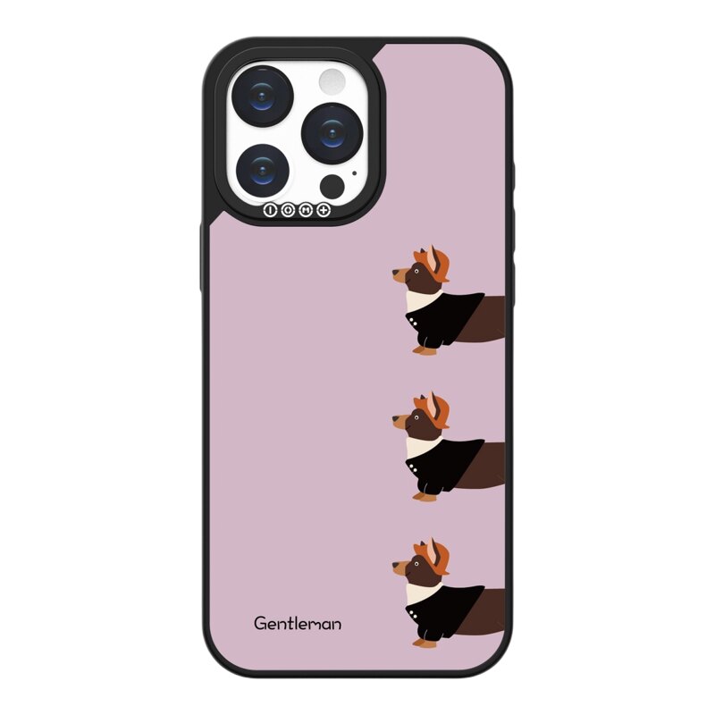 iPhone镜面防摔小狗可爱手机壳