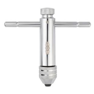 正反可调式棘轮丝锥扳手绞手丝攻扳手T型加长型丝锥铰手攻丝工具