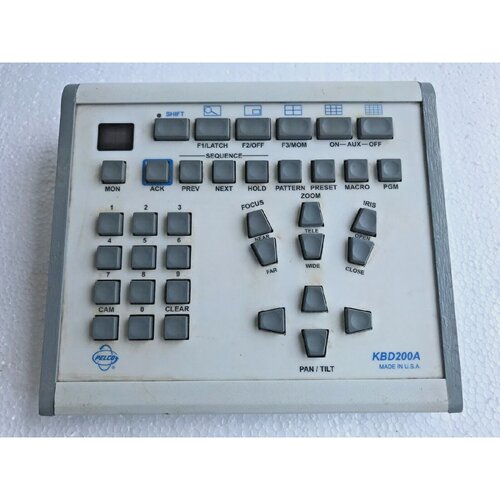 PELCO KBD200A PTZ Control Keyboard FullFunctionality FixedVa
