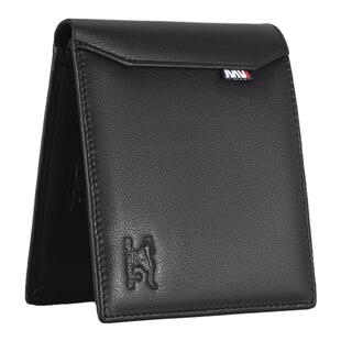 七匹狼男士钱包正品真皮短款拉链纯牛皮多卡位耐磨耐用钱夹男2026