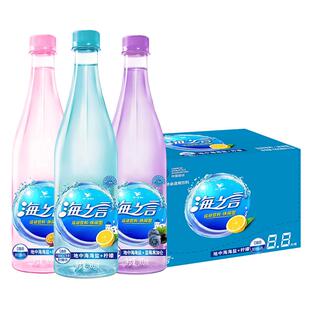 海之言盐汽水电解质水500ml*15瓶百香果柠檬蓝莓黑加仑饮料1l