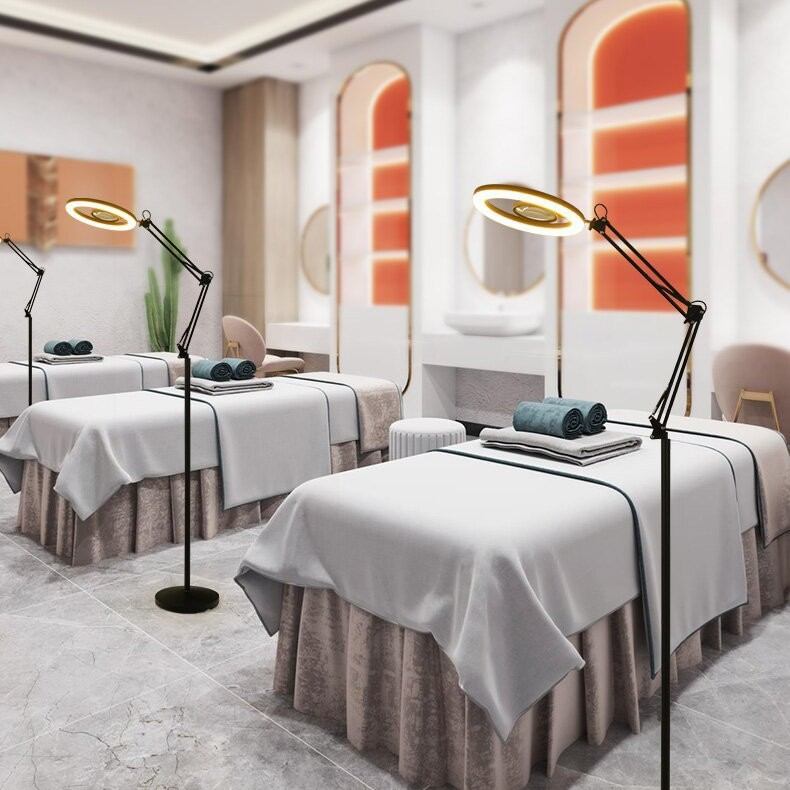 半月美容灯美睫纹绣灯纹眉落地灯睫毛纹身工作台灯可调光可调高度