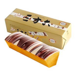 日本进口北海道柳月三方六年轮蛋糕原味巧克力味代购糕点礼盒零食