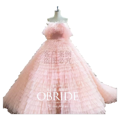 Obride高端来图定制新娘婚纱礼服订婚私人定做敬酒服晚装明星大牌