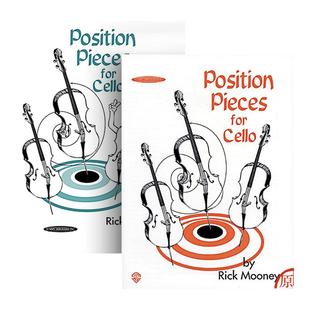 大提琴把位技巧练习 全套共一至两卷 Alfred原版乐谱书 Position Pieces for Cello Book 1-2