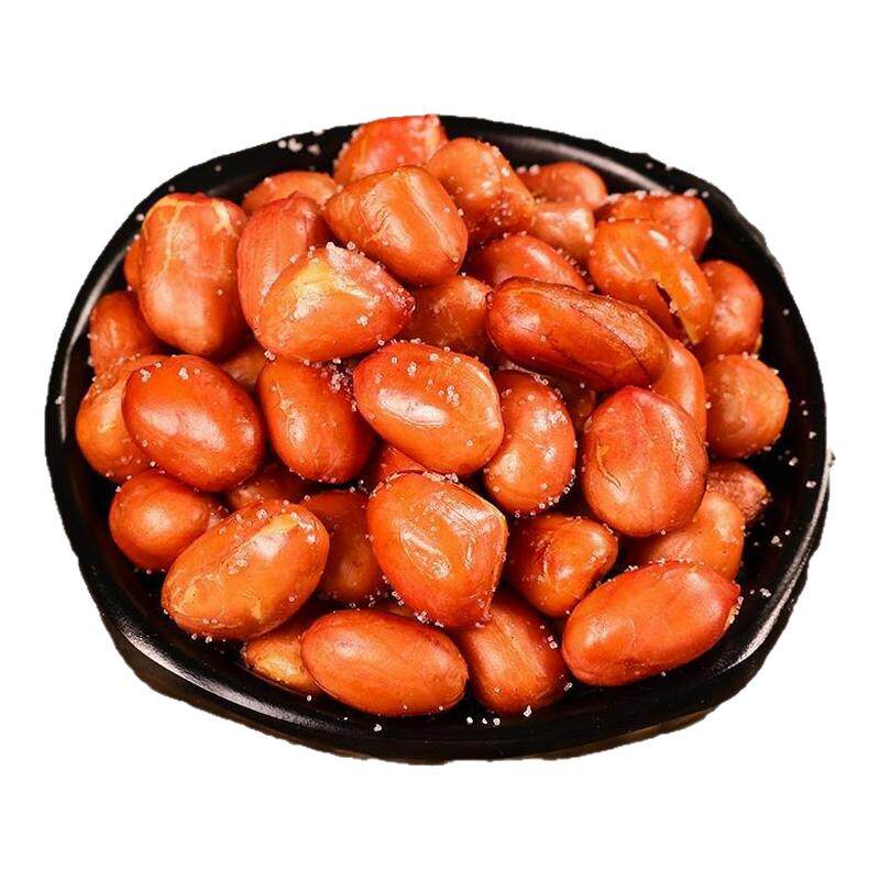 咸味红皮花生小包装油炸熟花生米