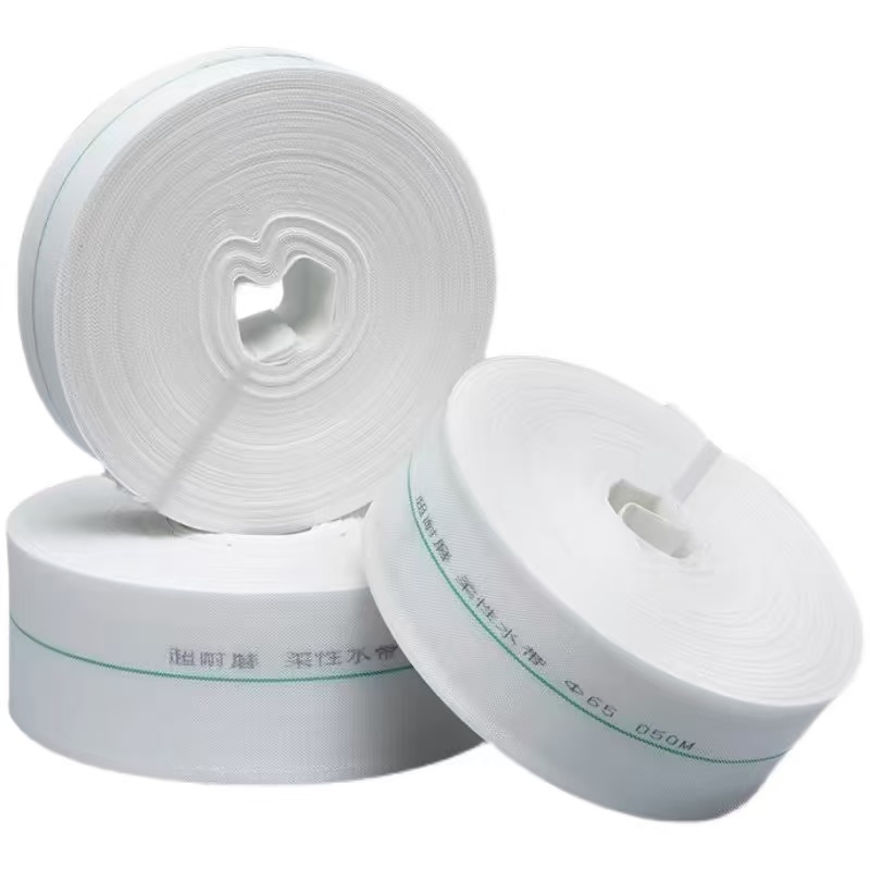 高壓消防水帶農用澆地水管帆布防爆2寸3寸4寸灌溉100米軟管進口