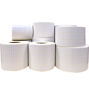 标签纸不干胶打印条码纸25 20 15 10 8 5双排打价纸空白价格贴纸